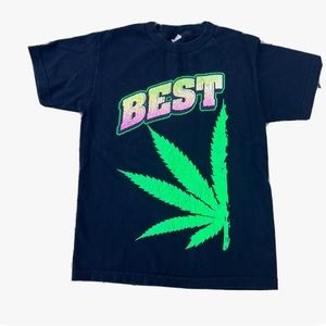 Vintage 420 best weed tshirt small